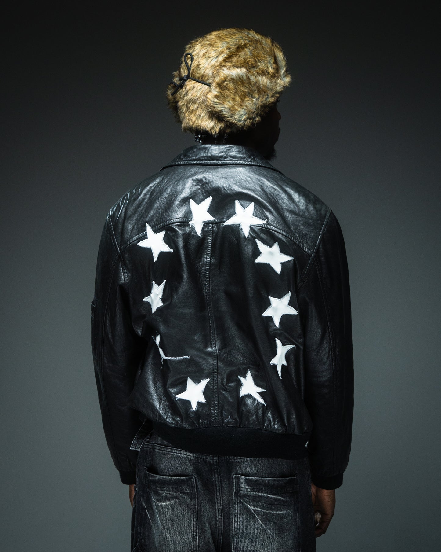 EUROPE IN CHAOS LEATHER JACKET
