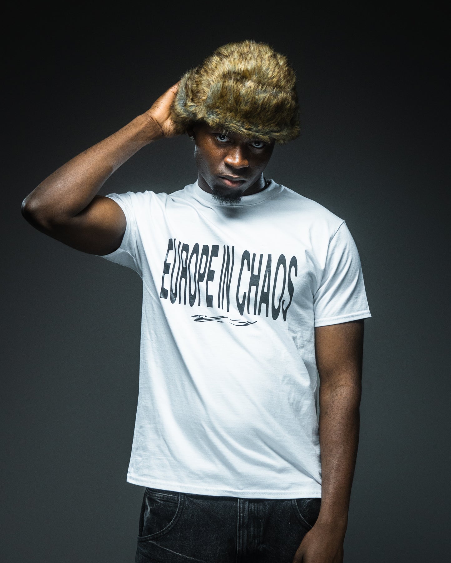 EUROPE IN CHAOS WHITE VIP STAFF T-SHIRT