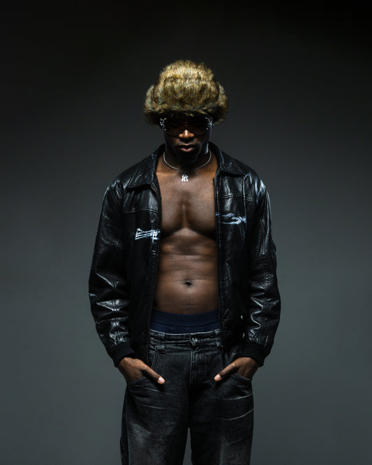 EUROPE IN CHAOS LEATHER JACKET